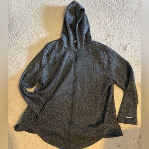 Eddie Bauer Gray Zip-Up Hoodie